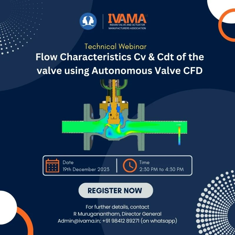 Flow Characteristics Cv & Cdt of the valve using Autonomous Valve CFD