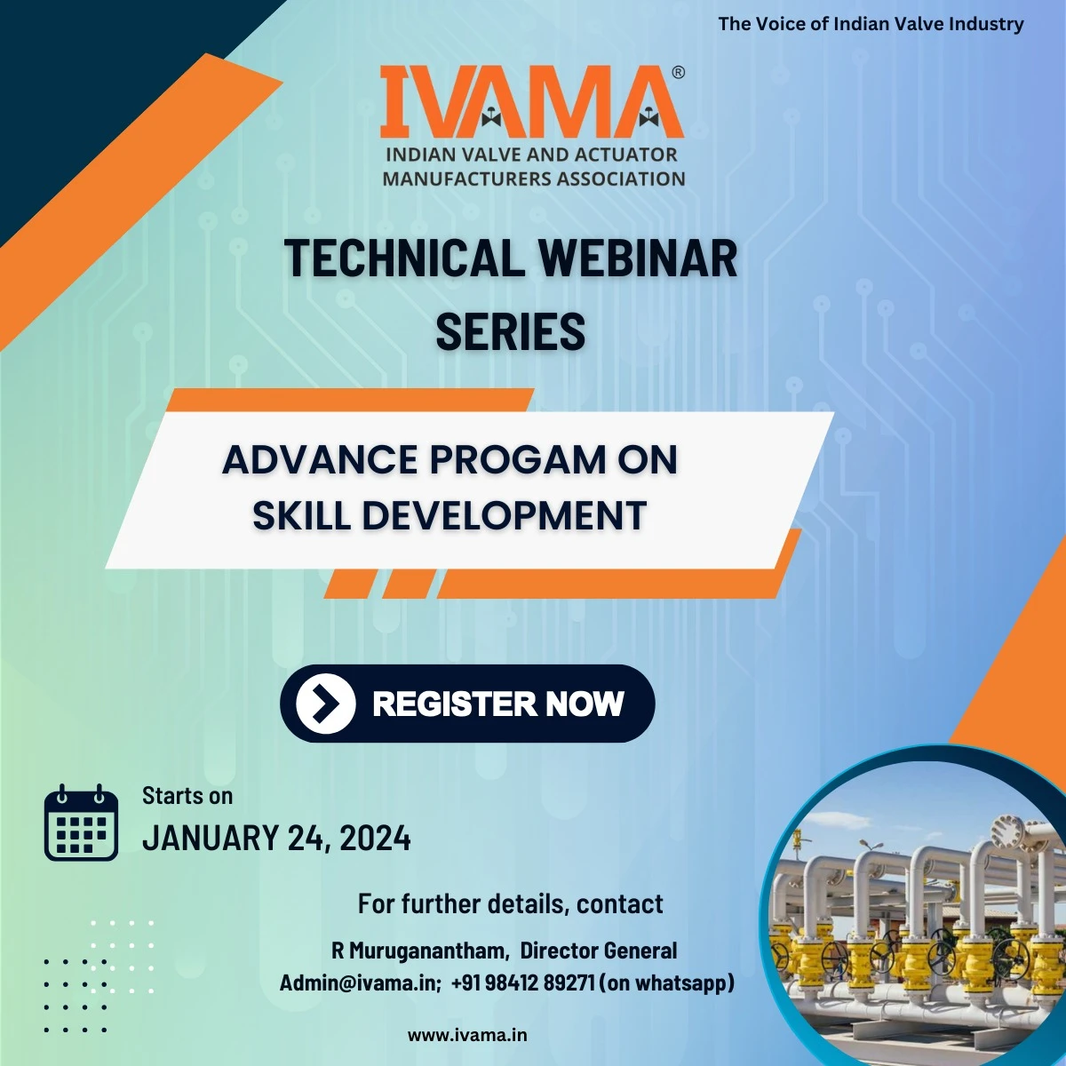 IVAMA Technical Webinar - Advance Program
